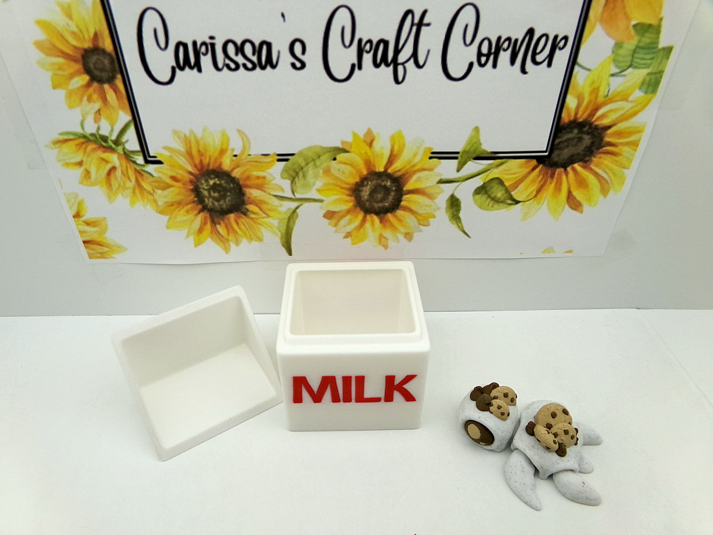 Milk & Cookies Turtle Coverminder and Milk carton container