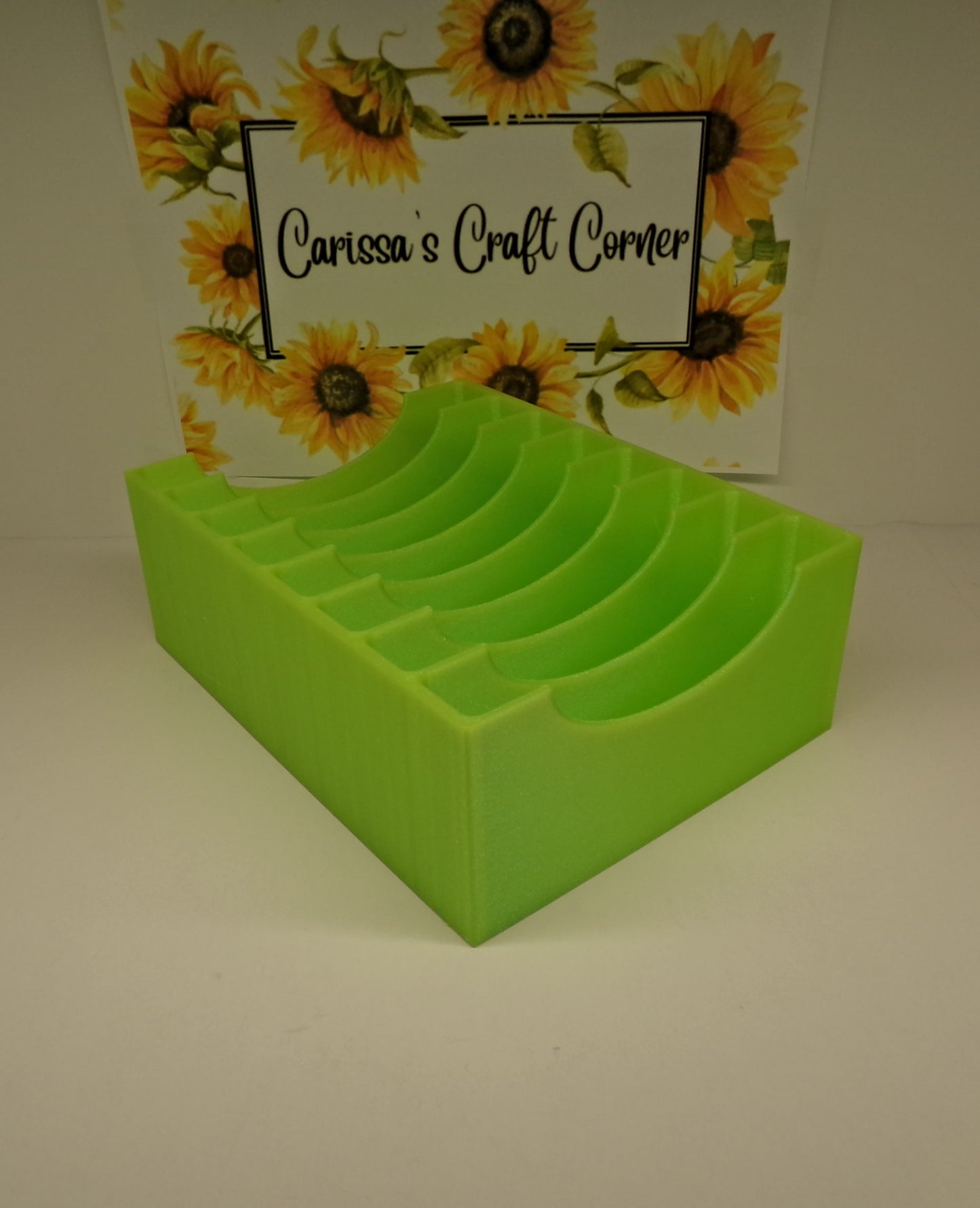 Recipe Box Style Release Paper Holder