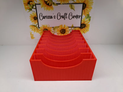 Recipe Box Style Release Paper Holder