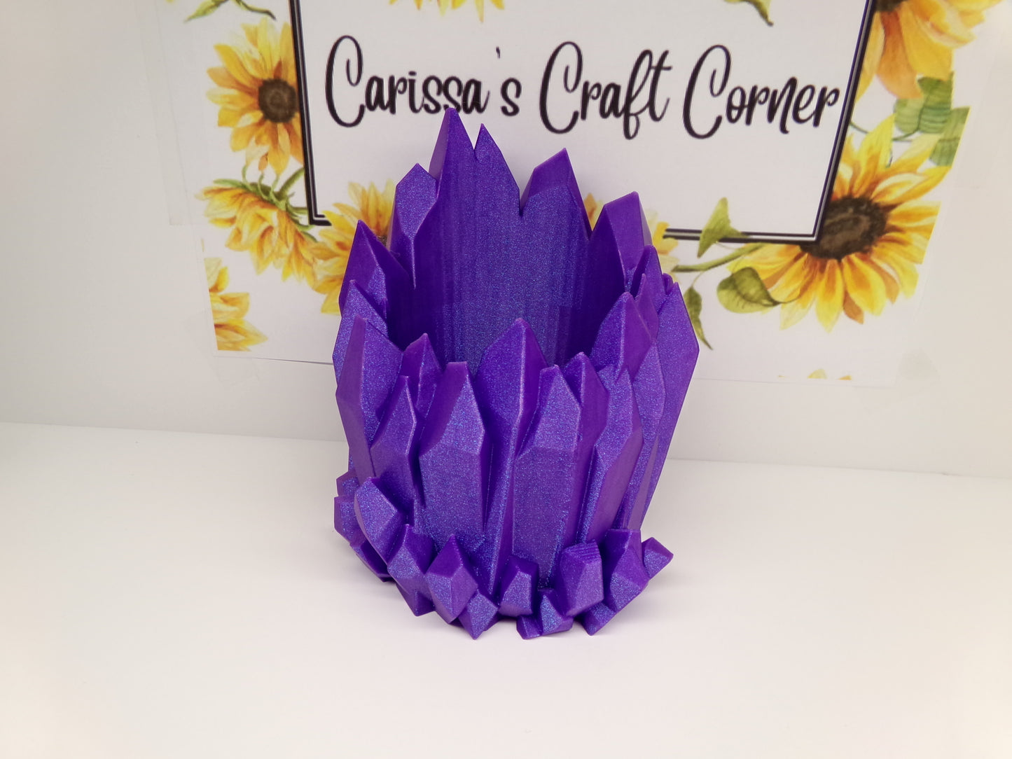 Crystal Rock Pen Holder