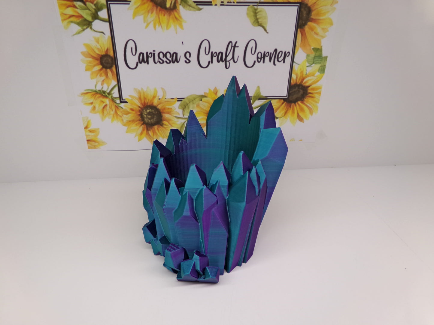 Crystal Rock Pen Holder