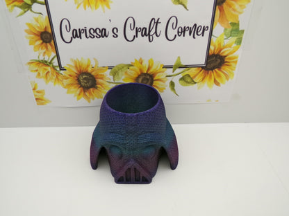 Knitted Darth Vader Helmet Pen Holder