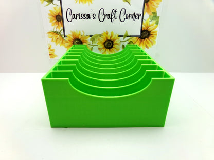 Recipe Box Style Release Paper Holder