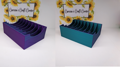 Recipe Box Style Release Paper Holder